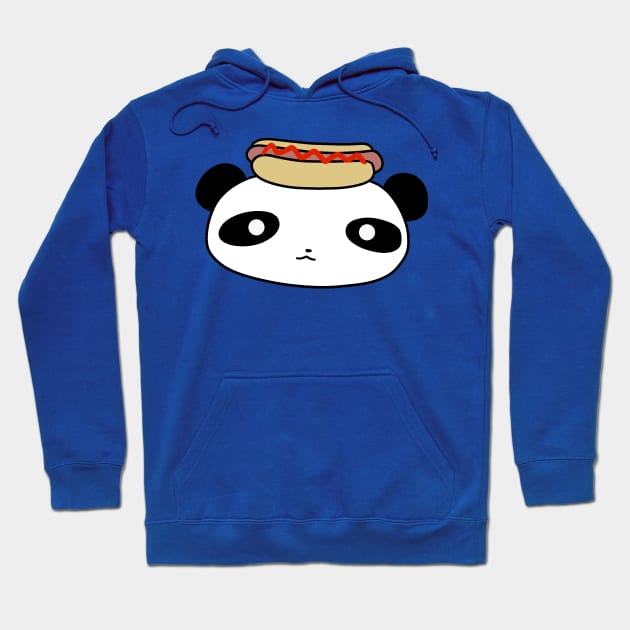 Hotdog Panda Face Hoodie by saradaboru